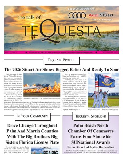 The Talk of Tequesta September 2026 front page